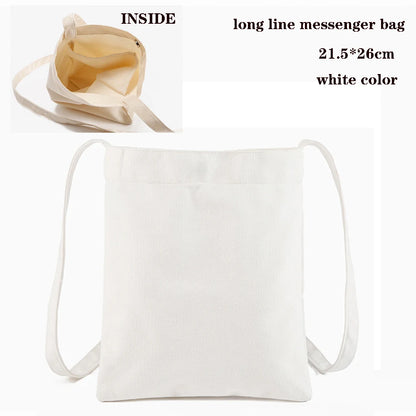 Canvas Cotton bag grocery handbag Foldable Fabric tote bag portable Storage organizer Shopping bag for woman Cloth organizer bag