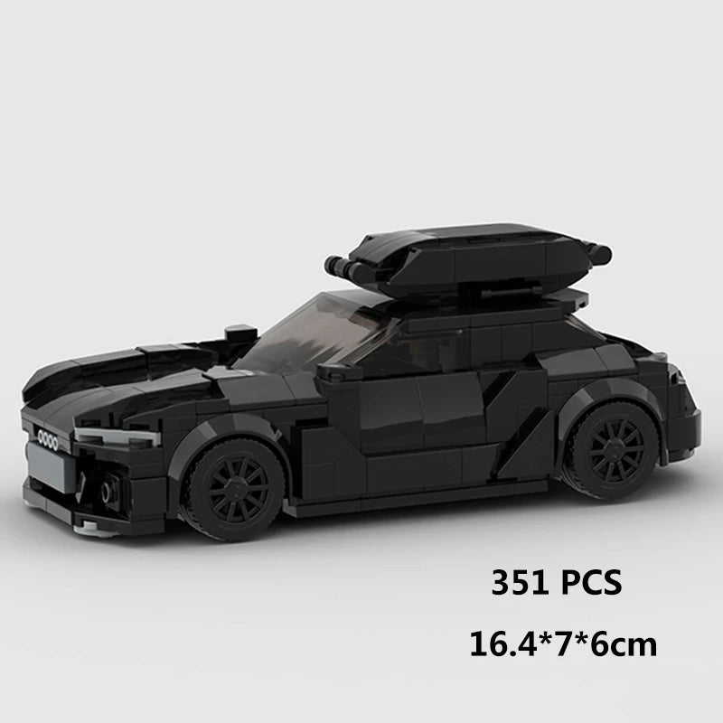 City Speed Racing Car Model Building Blocks DIY Bricks MOC Toy Classic Rally Sports Super Racer Vehicle Christmas gift technique
