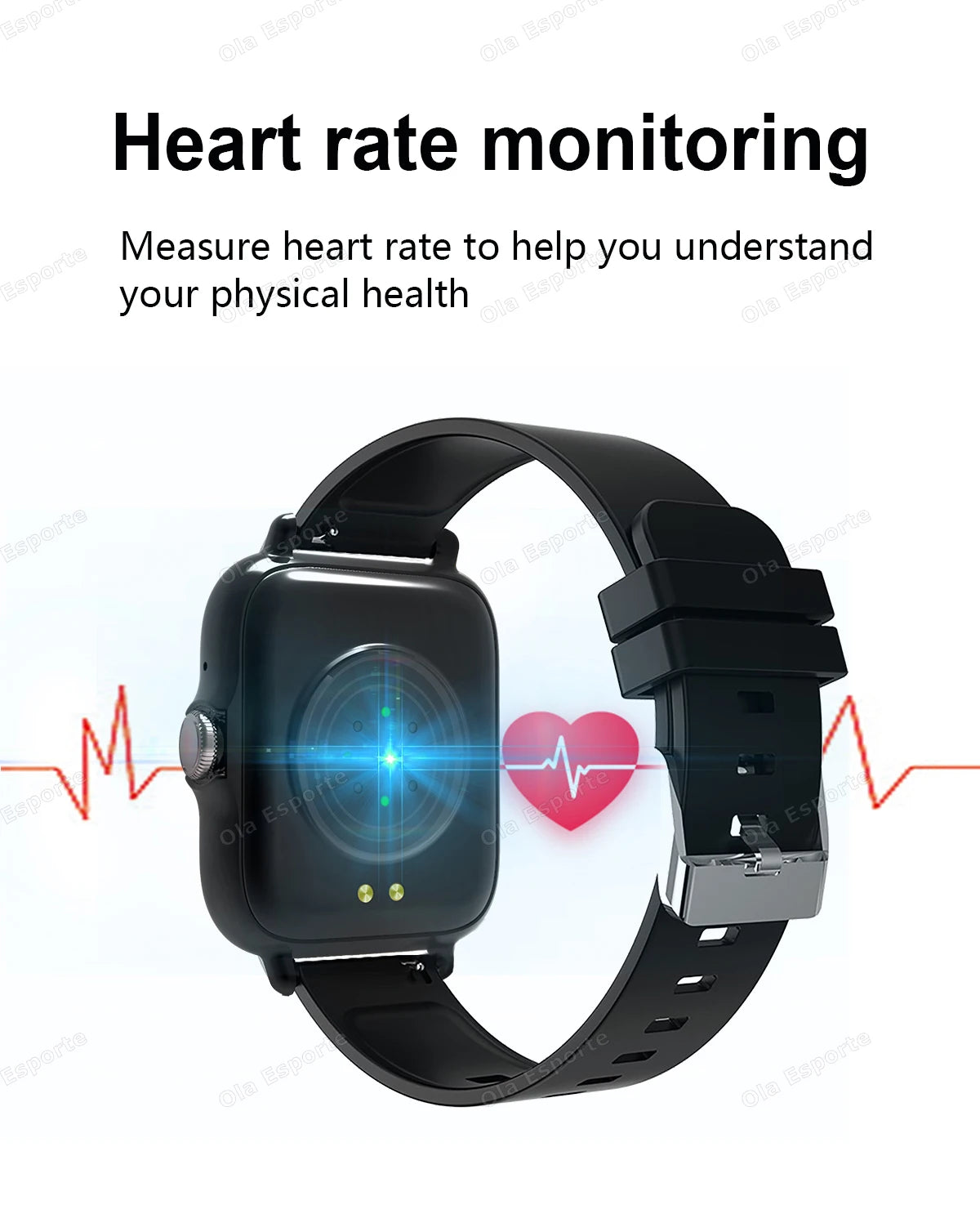20226 New 1.83-inch Smartwatch Call Notifications Sleep Monitoring Activity Tracking Smart Watch Compatible with Android and iOS