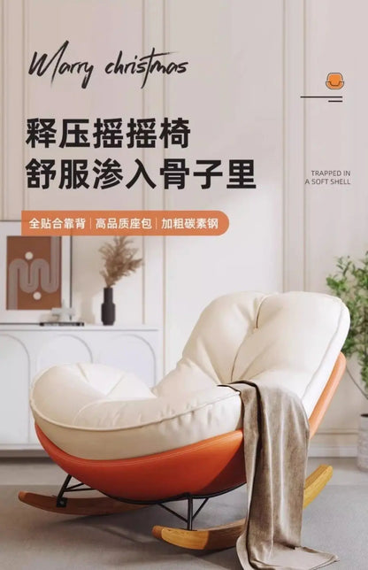 PYJ recliner household lazy sofa chair single living room balcony simple and comfortable leisure chair