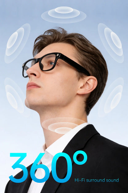HD Camera Smart Glasses For Women Men Simultaneous Translation Eyewear Flashlight Audio And Video Recording Eyeglasses Music