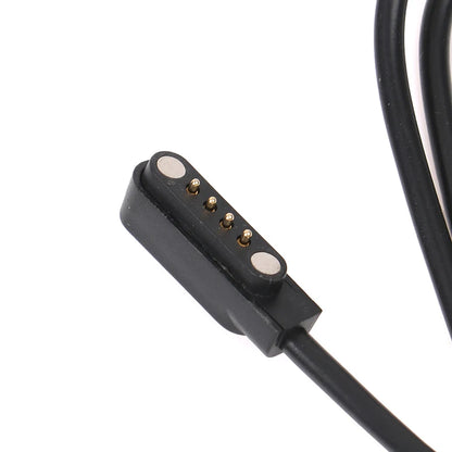 60CM Universal Smart Watch Charger Cord Magnetic Charging Cable 2/4 Pin USB Charger