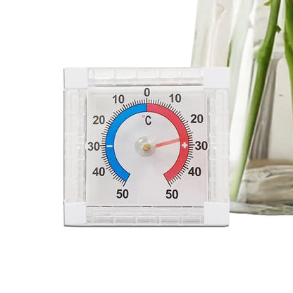 Indoor Outdoor Temperature Gauge Weather Resistant Monitor Temperature Monitor Meter for Backyard Patio Lawn Greenhouse Home