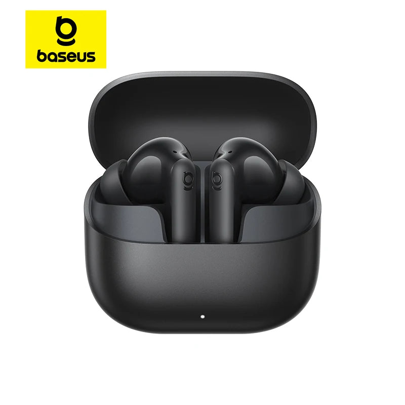 Słuchawki bezprzewodowe Baseus Bass EP10 Ultra — redukcja szumów -55dB, 65 godzin odtwarzania, Bluetooth 6.0, 6 mikrofonów, wyraźne połączenia AI