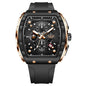 LIGE Man Watch Fashion Luxury Waterproof Silicone Strap Quartz Men's Watches Luminous Sports Auto Date Chronograph Simple Clocks