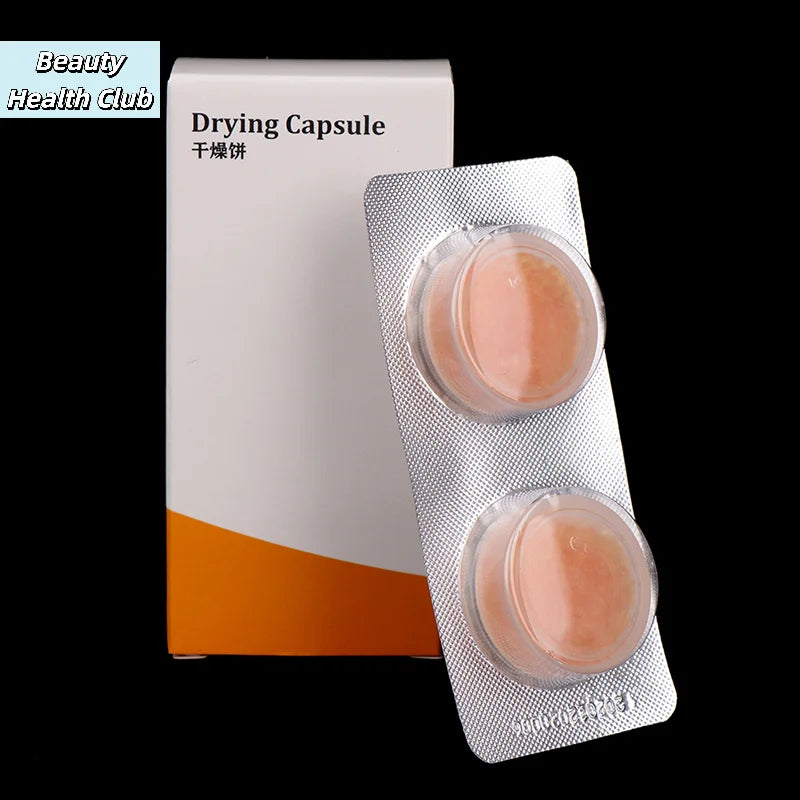 【4Pcs Hearing Aid Drying Capsules Desiccant Dehumidifier Drying Pallet For BTE】