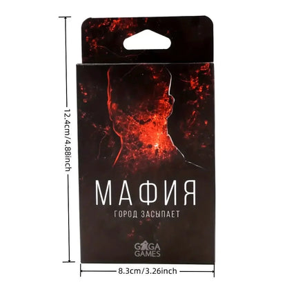 Popular Psychological Board Card Game "mafia. City Falls Asleep " Hot Card Game Holiday Gift (small Shade of Color)