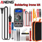Digital Display Electric Soldering Iron ANENG SL105 Adjustable Temperature EU/220V US/110V Portable Kit Weld Solder Repair Tools