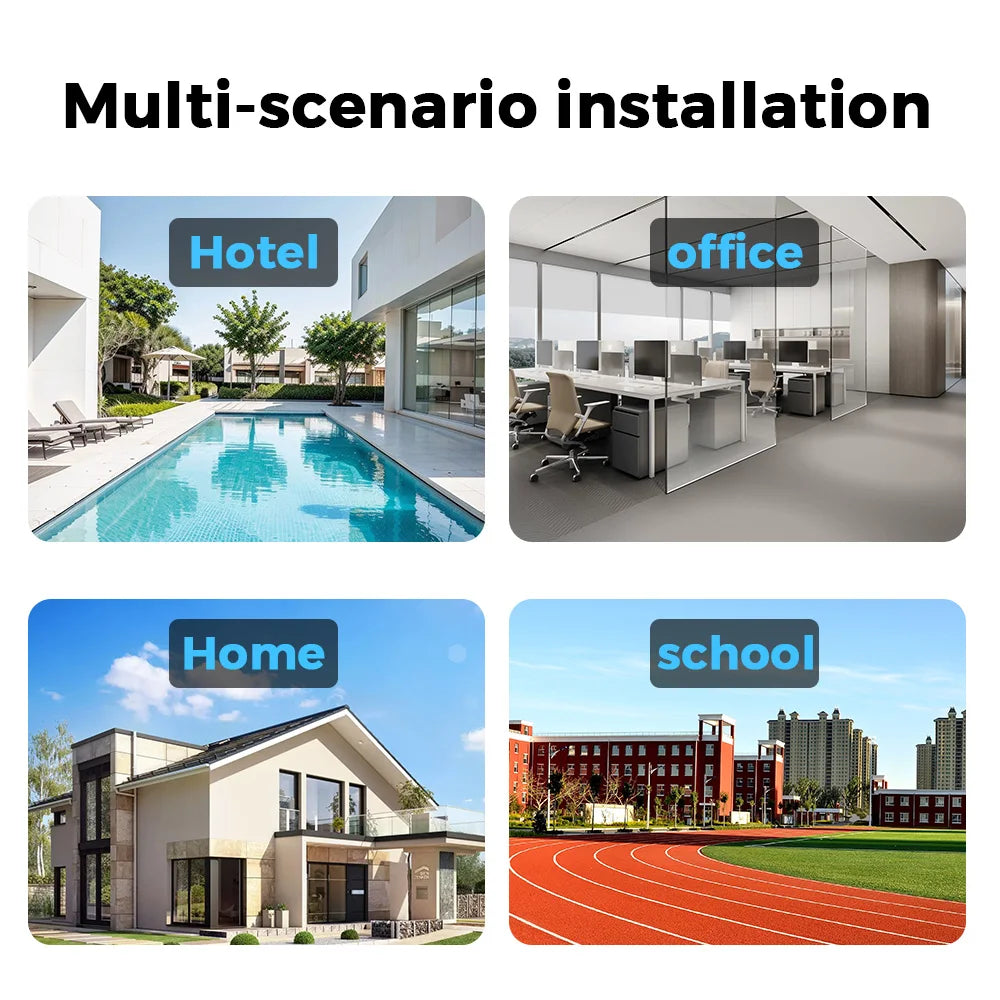 4MP 2K Mini Wifi Camera with 4X Digital Zoom Indoor Night Vision IP Surveillance Camera for Home Security Protection ICsee APP