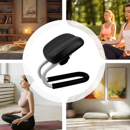Portable Prayer Stool Adjustable Height Metal Kneeling Stool Non-slip Leg Sleeve Ergonomic Kneeling Chair for Home Yoga Studio