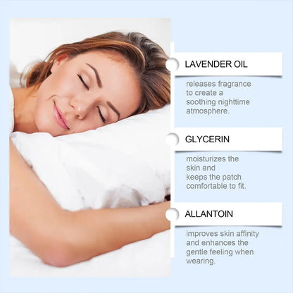 Gentle Safe Sleep Support Acupoint Patches Deep Relaxing Anti‑Insomnia Stickers Stress Fatigue Reliever Portable Sleep Aid Patch