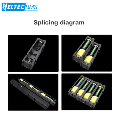 NO.5 Battery Cartridge Pin NO.7 Battery Slot PCB Base Free Splicing DIY Series Parallel Battery Storage Box