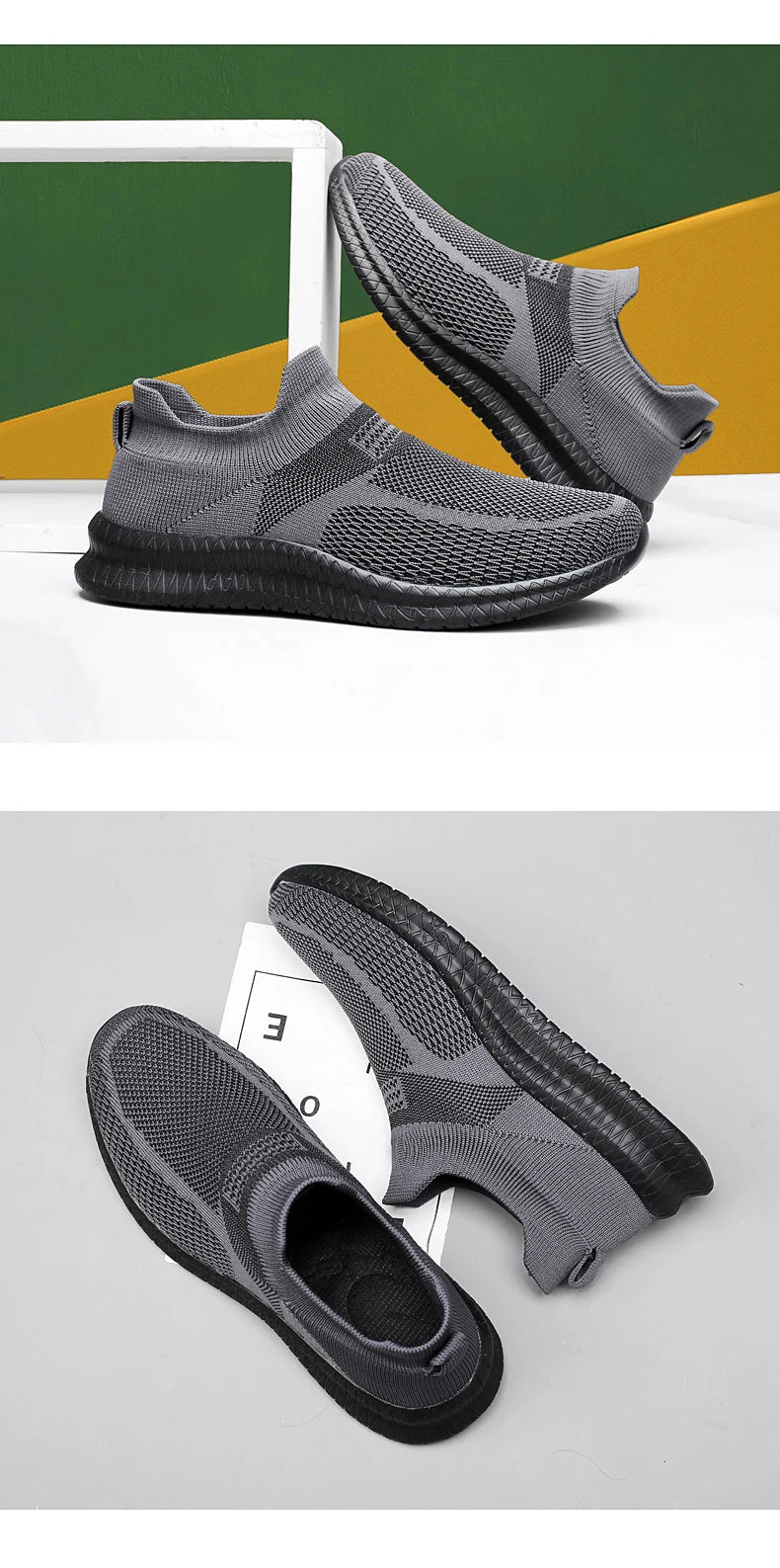 Men Sneakers Shoes For Men Lightweight Tenis Comfortable Mesh Breathable Casual Shoes Outdoor Walking Gym Shoes Size 39-46