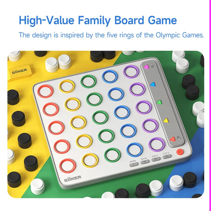 Giiker Smart Four Connected 5x5x5 3D Four in A Row Board Game with Intelligent AI Space Creative Interactive Toys For Kids Gifts