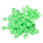300Pcs the Garden of Light on the Dark Pebbles for Yard Rock and Manwalk Decoration Fairy Tale Garden DIY Decorative Luminous Stone
