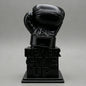 3D Printed "Never Give Up" Boxing Glove Figurine Inspirational Desk Decor Motivational Sculpture for Office Home Gift Birthday