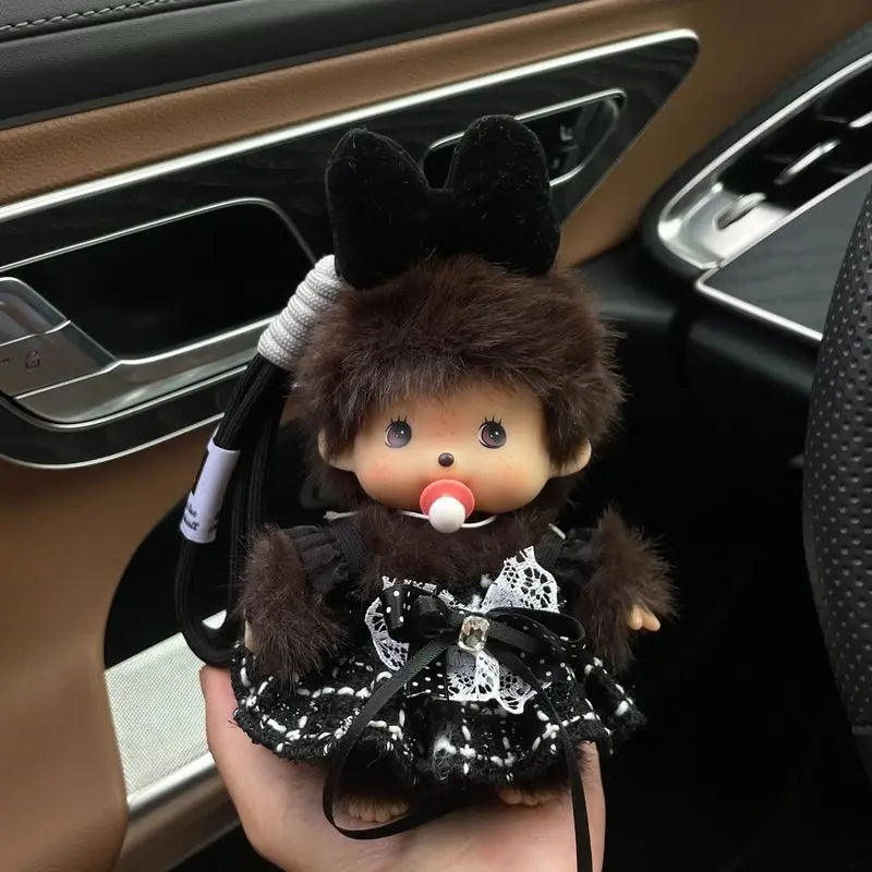 15cm Monchhichi Cute Little Monkey Diy Outfit Change Doll Multiple Styles Exquisite Backpack Pendant Keychain Toy Periphery Gift