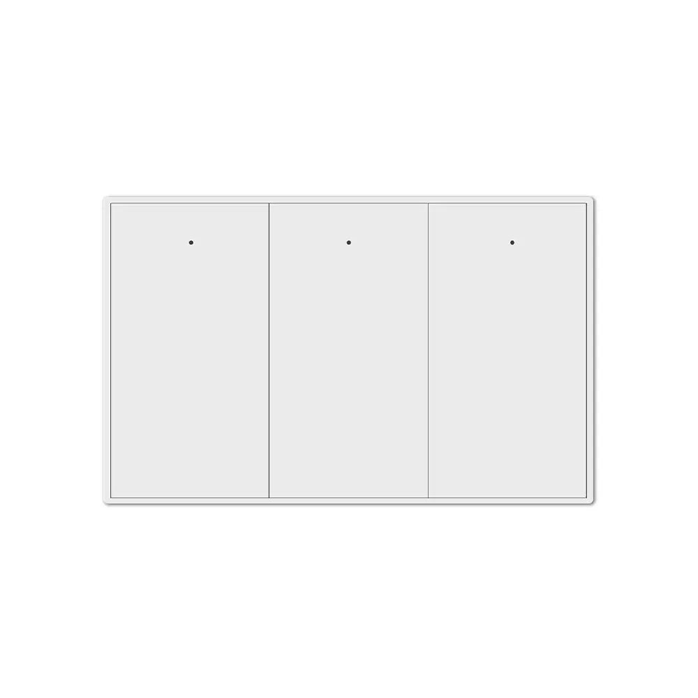 Zemismart Zigbee US AU Wall Light Switch No Neutral 1 2 3 Gangs Black Interruptor Work with Tuya Alexa Google Home Voice