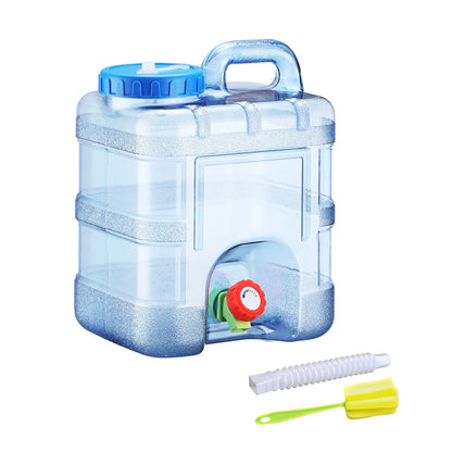 15-3L Portable Water Container with Spigot Water Storage Carrier Water Storage Container for Outdoor Camping Picnic Water Bottle