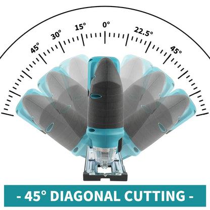 Makita DJV182Z 18V Cordless Barrel Handle Jigsaw Electric Saw with Saw Blade Tool - No Battery Or Charger Included