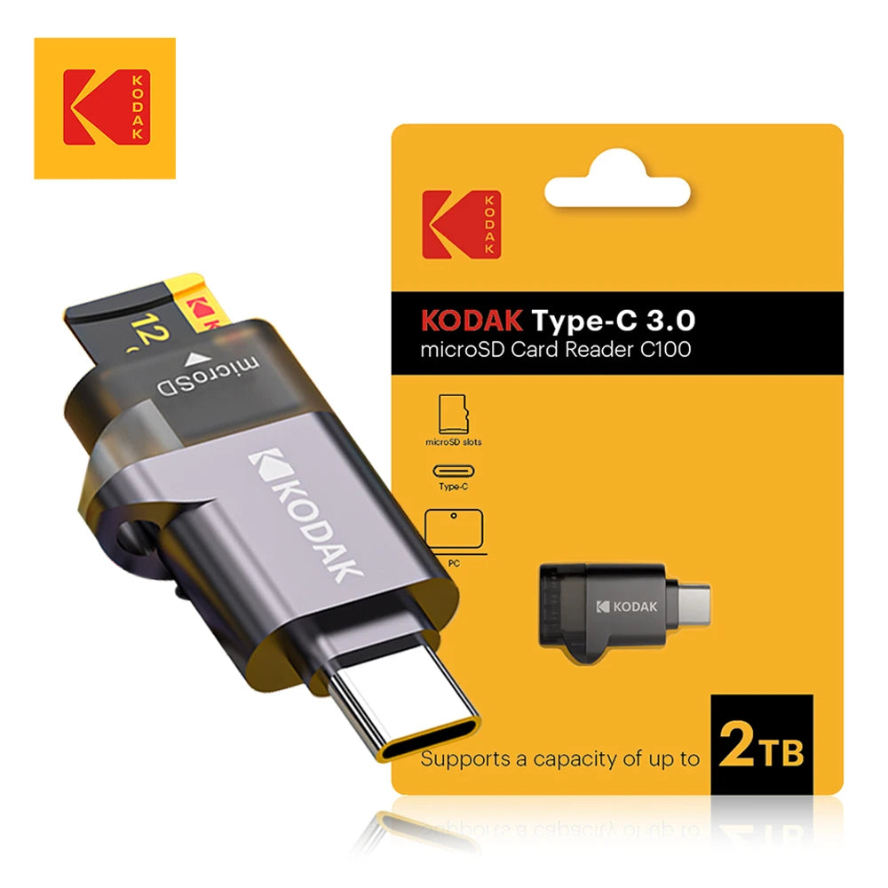 KODAK 100% Original Micro sd Card 16GB 32GB 64GB 128GB 256GB Microsd Memory Card Class10 SDXC U3 4K TF Card for Drone Phone
