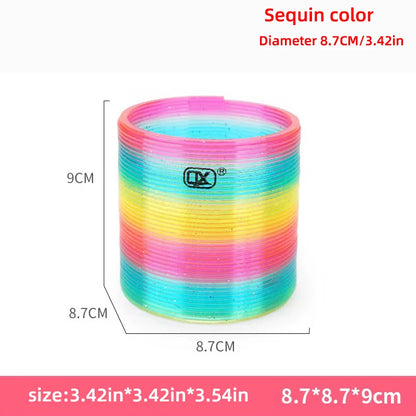 Large Rainbow Magic Circle Children's Hand Eye Coordination Toys Birthday Party Toys Party Gifts Guests Pinata Fillers