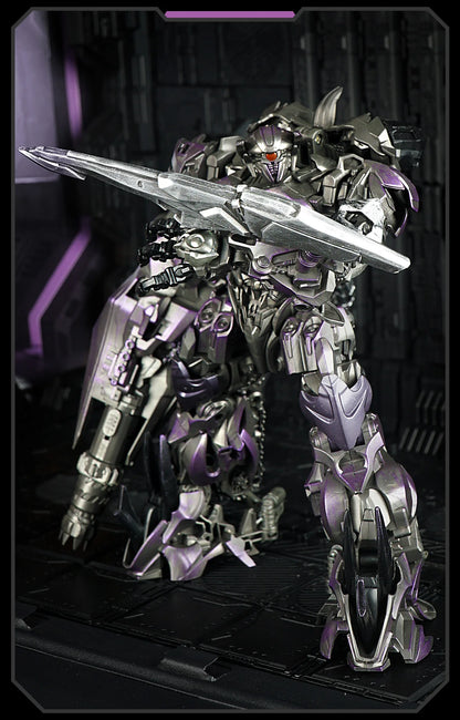 TW1029 Transformation Toys Megatank Galvatron Ironhide Shockwave Action Figure Robot Collection Movie Deformation Model Gifts