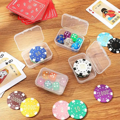 50 Transparent Storage Boxes for Arts and Crafts Parts Small Accessories Dustproof Durable Strong Jewelry Storage Case Container