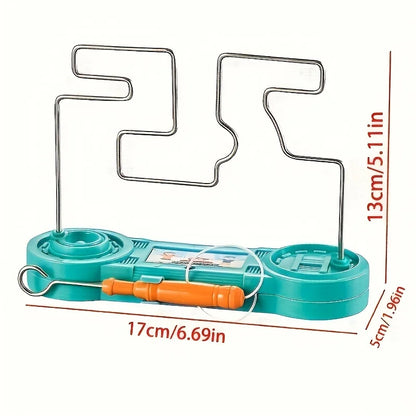 Electric Touch Maze Game, Electric Shock Toy, Brightly Colored Plastic and Metal, Competitive Touch Maze Party Fun Game