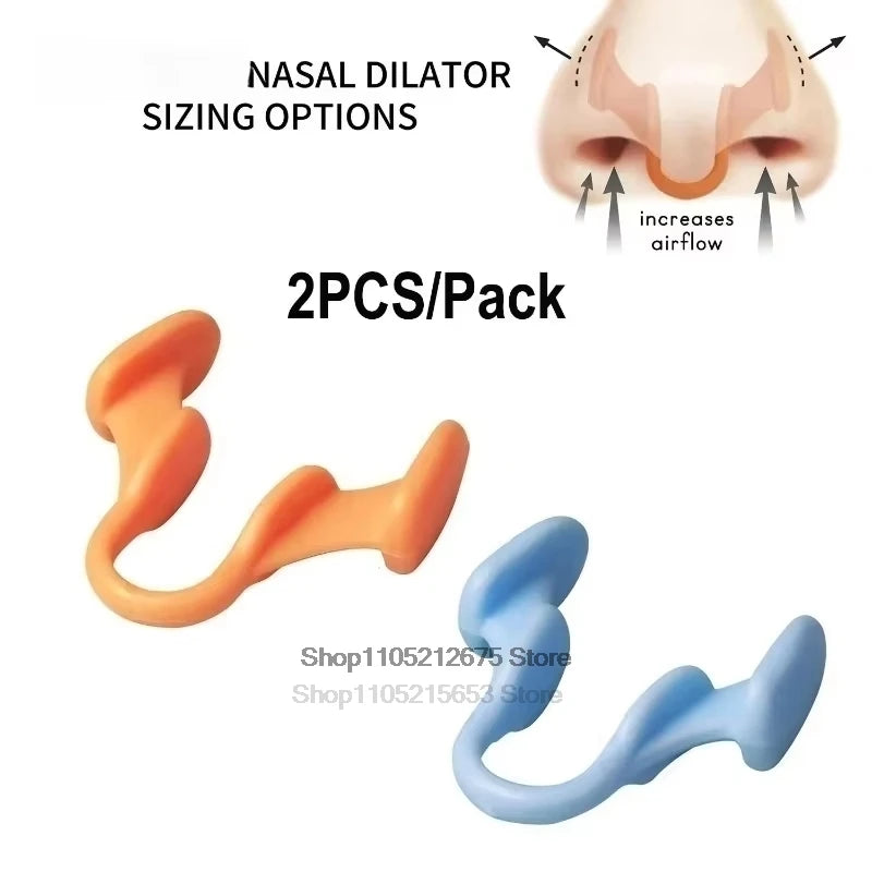 Silicone Elastic Nose Clip Stop Snoring Device Anti-Snoring Supplies for Better Sleep