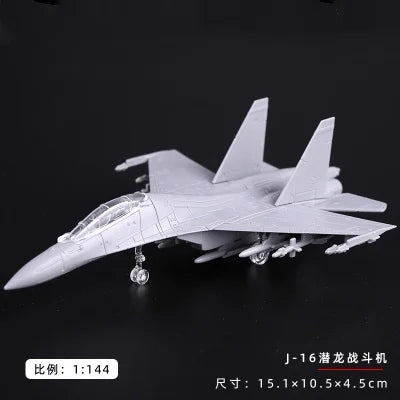 4D 27 Styles 1:144 Fighter Assembly Model Plastic Glue Free Plane Armed Helicopter Reconnaissance Aircraft Model Toy