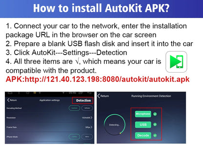 CarlinKit Wireless Carplay Dongle Android Auto Wireless AI Box FOTA MirrorLink USB Adapter For Aftermarket Android System