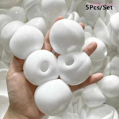 [DO]5Pcs/Set Relieve Stress Toy Handmade Ball DIY Empty Ball Leather TPR Fluid Player Noisy Ball Venting Ball[DO]