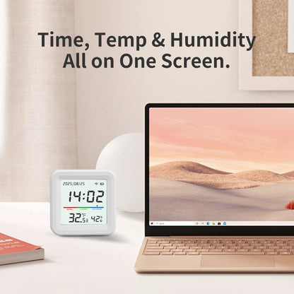 Tuya Temperature And Humidity Sensor 2.4G WiFi Smart Life App Remote Detecte Support Alexa Google Home