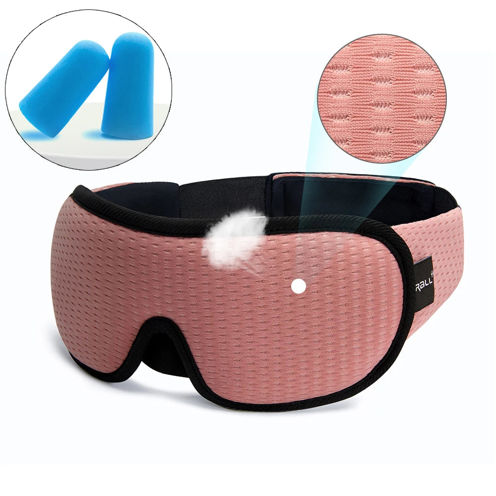 3D Sleeping Eye Mask Block Out Light Soft Padded Travel Shade Cover Rest Relax Sleeping Blindfold Eye Cover Sleep Mask Eyepatch