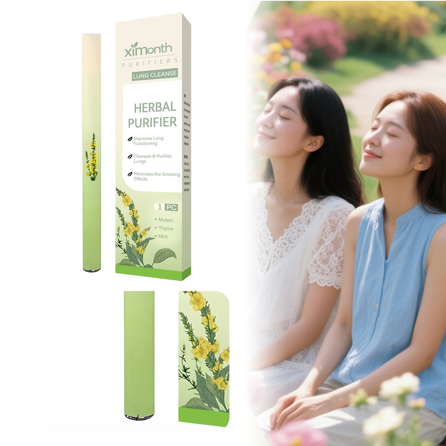 Herbal Blend Diffuser Refreshes The Mind Relieves Fatigue Lung-clearing Purification Pen Relieve Breath Discomfort for All Ages