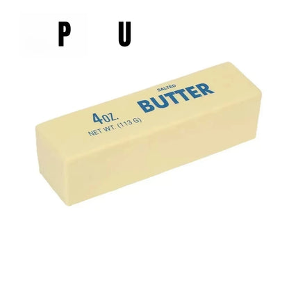 Butter Stick Squishy Stress Ball Fidget Toy Crunchy Squeeze Toy Round Blocks Filled ADHD Anti Stress Release Hand Relax Gift