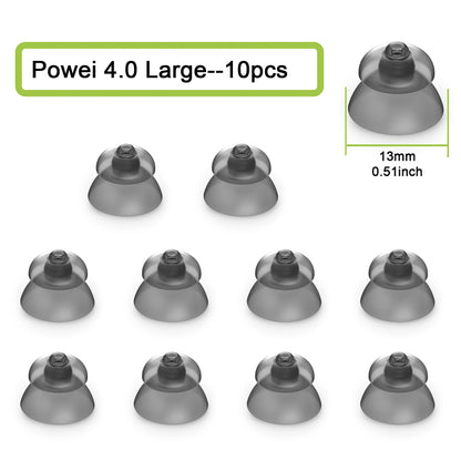 Hearing Aid Domes for Phonak Replacements,Phonak hearing aid 4.0 Domes 10pcs, Universal Domes for Phonak-Unitron RIC Hearing aid