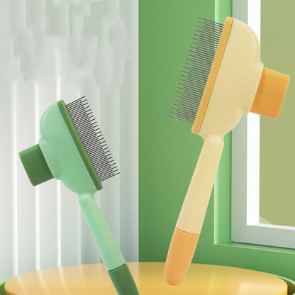 Dog Comb Pet Hair Remover One Button Dogs Brush Self-cleaning Cat Brush Massage Combs for Dog Grooming Brushes for Pet Products