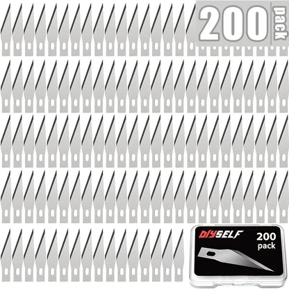 Exacto High Carbon Steel Blades, 100/200/300PCS Craft Knife Blades, Exacto Knife Blades 11,11 Exacto Knife Refill Blades