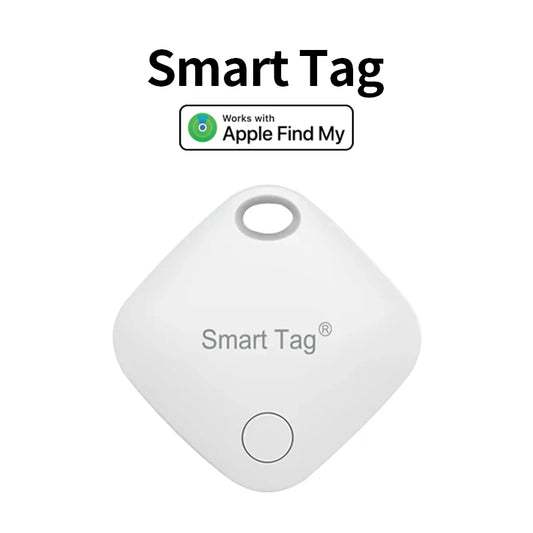 Bluetooth GPS Smart Tag Works with Apple Find My APP Anti Lose Reminder Device for Iphone Tag Replacement Locator MFI Rated