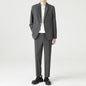 Suits Men's Fashionable Banquet Solid-color Dance Host Casual Wedding Banquet Dress Performance Korean-style Rugged Smart Suit