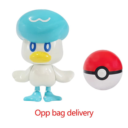 22 Kind Pokemon Ball Figure Pokeball Mewtwo Poke Pikachu Charizard Gyarados Venusaur Pawmi Quaxly Fuecoco Elf Toy Set Kids Gift