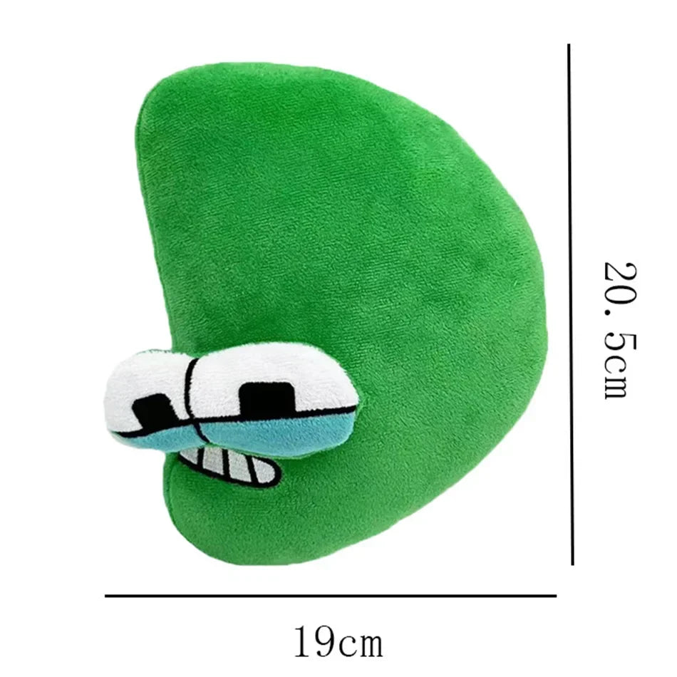 T Alphabet Lore Plush Toys Anime Doll Kawaii 26 English Letters Stuffed Toys Kids Enlightenment Montessori Plush Toy Doll Gifts