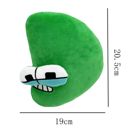 T Alphabet Lore Plush Toys Anime Doll Kawaii 26 English Letters Stuffed Toys Kids Enlightenment Montessori Plush Toy Doll Gifts