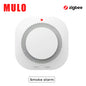 ZigBee WiFi Smart Smoke Detector Alarm, Works with Tuya Smart Life App Compatible Fire Sensor for Home Security, App Alerts