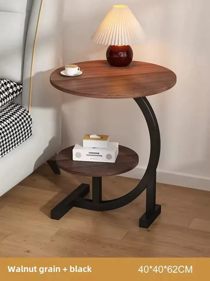 Designer Luxury Coffee Tables Gold Breakfast Minimalist Round Side Table Lounge Space Saving Mesa Auxiliar Living Room Furniture