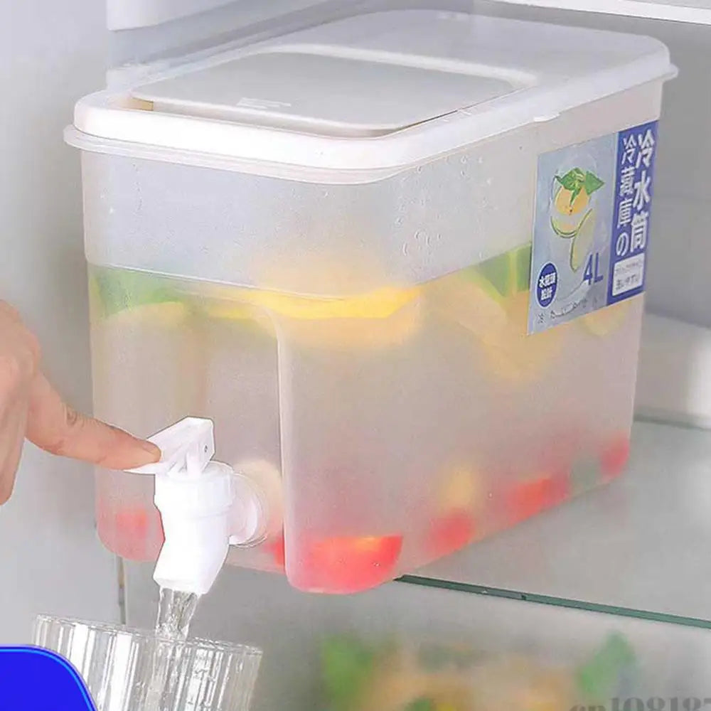 with Faucet Refrigerator Cold Kettle Multifunction Refrigerator Water Dispenser Large Capacity Fridge Water Jug for Cold Drinks