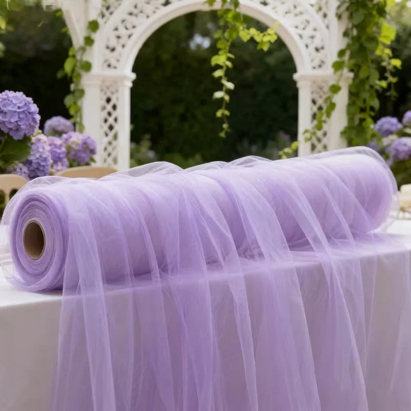 Tulle Fabric for Wedding Christmas Decorations DIY White Tutu Baby Shower Table Skirt Ceiling Decor Birthday Party Craft Supplie