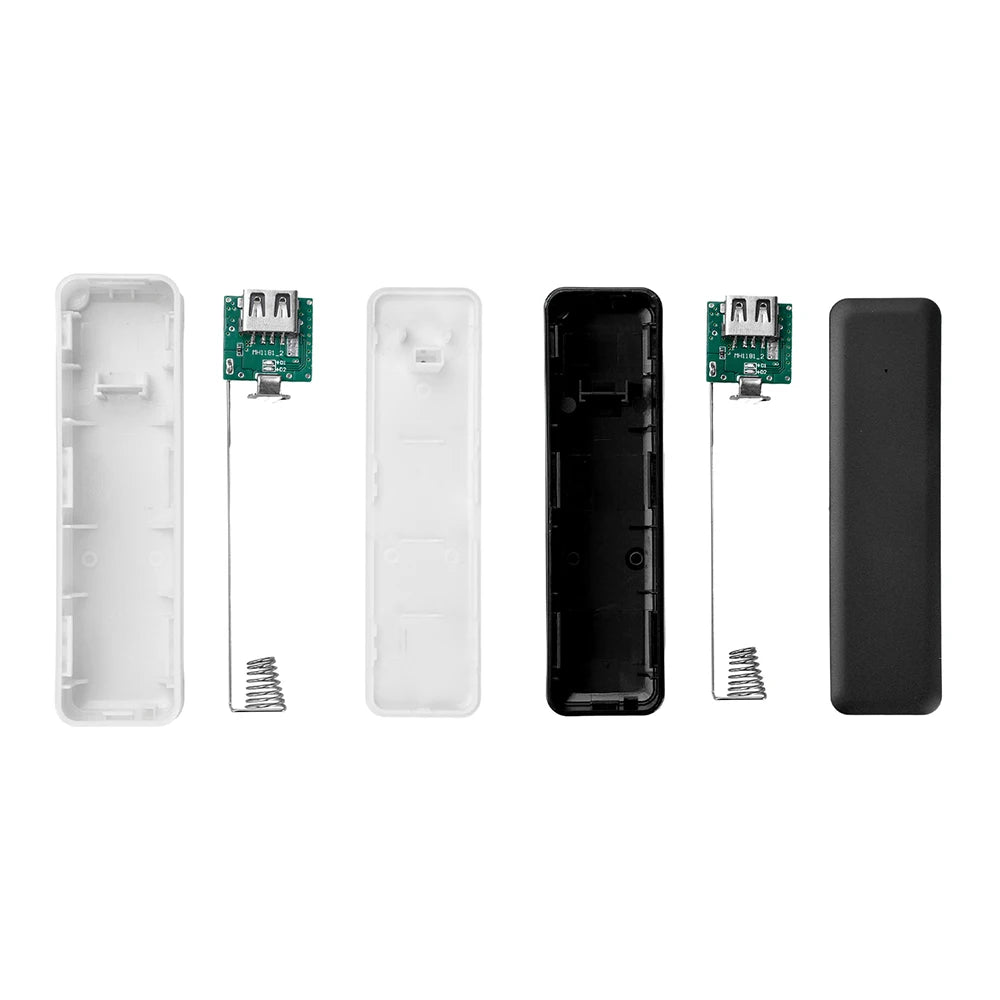 Welding-free 1-cell 21700 Mini Battery Power Bank Case 21700 Battery Box DIY Mobile Power Supply Box Kit Not Including Batteries
